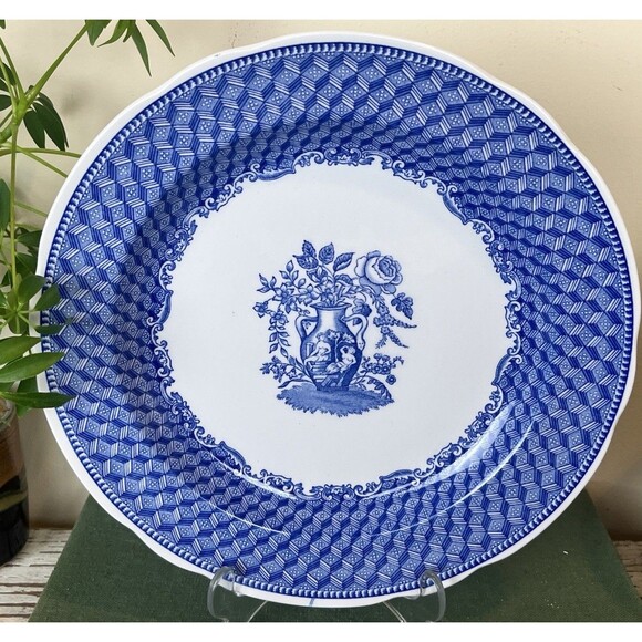 Spode Other - Vintage SPODE England Blue Room Collection Dinner Plate 10 1/2" Portland Vase